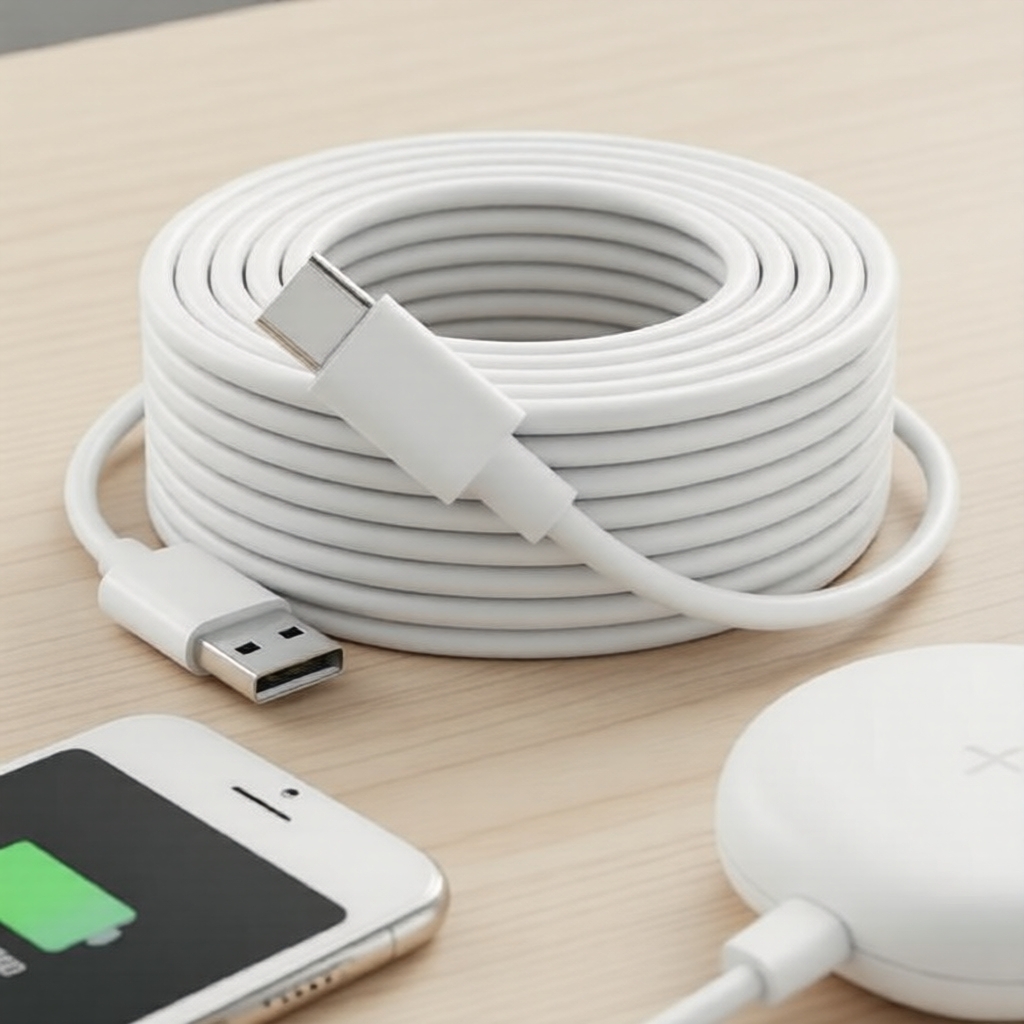 สาย USB-C to USB-C ความยาว 3M/5M/8M/10M/12M - ชาร์จไวและโอนข้อมูลสําหรับมือถือและกล้อง