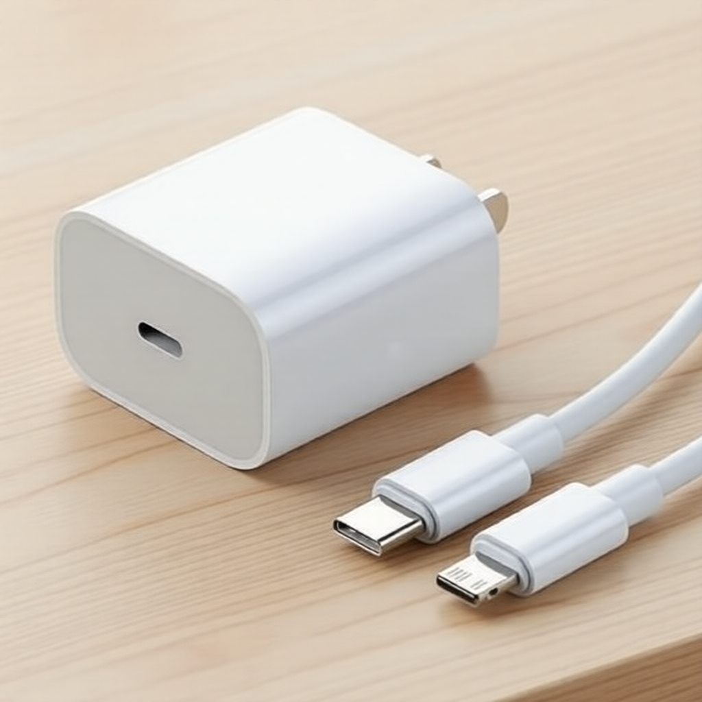 ชุดชาร์จเร็ว 20W/30W: อะแดปเตอร์พร้อมสาย Type-C to Lightning สําหรับ iPhone 15