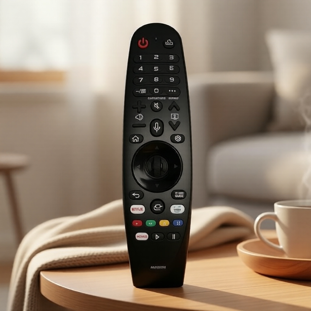 รีโมทเสียงบลูทูธอัจฉริยะพร้อมไมโครโฟนสําหรับ LG TV AKB75855501 รีโมทโฮมเธียเตอร์