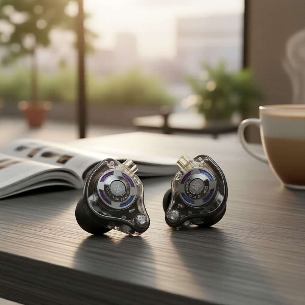 หูฟังเกมมิ่ง KZ Gale HiFi แบบเสียบหู พร้อมไมโครโฟน สายถอดได้ชุบเงิน ไดรฟ์เวอร์คู่ สําหรับฟังเพลงและส