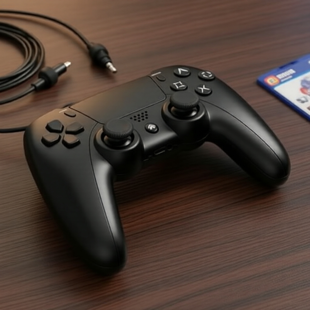 จอยเกมไร้สายอเนกประสงค์ พร้อมสั่นคู่ รองรับ PS4/PC/Steam/iOS/Android