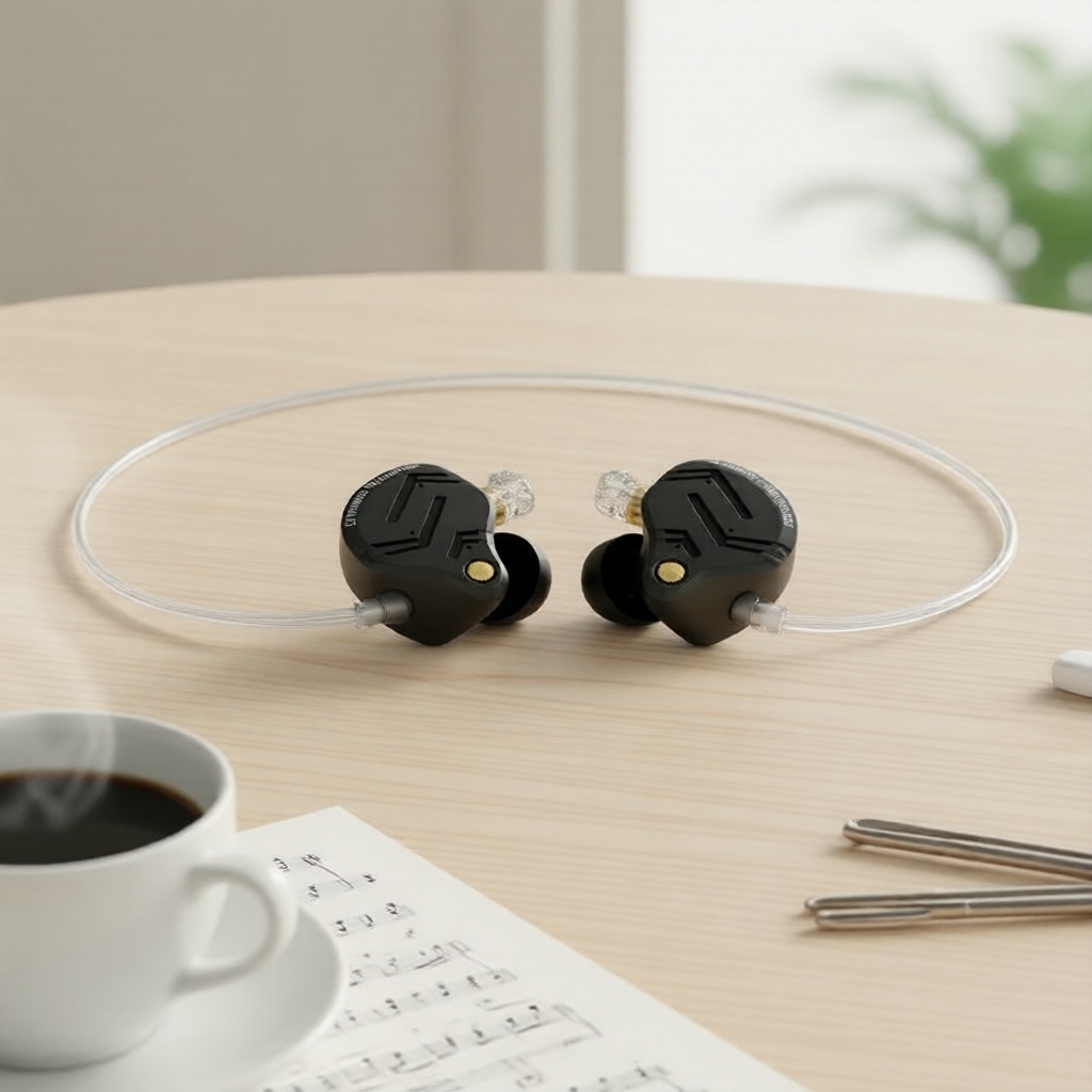 หูฟังอินเอียร์ KZ ZS12 PRO X IEM 1DD 5BA ไฮบริด มีสายแบบ 2 พิน เหมาะสําหรับผู้ที่ชื่นชอบเสียงและเล่น