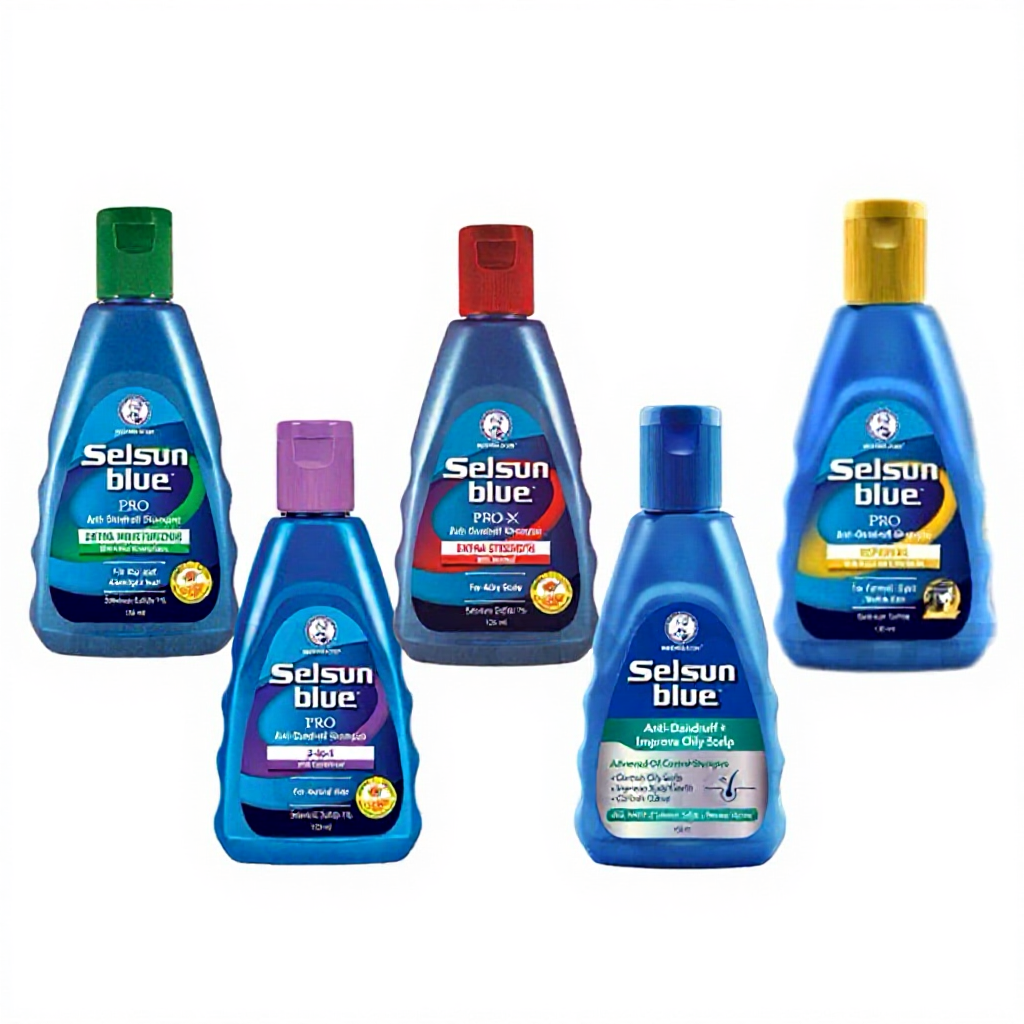 แชมพูขจัดรังแค Selsun Blue Anti-Dandruff Shampoo 200ML/120ML 1ขวด