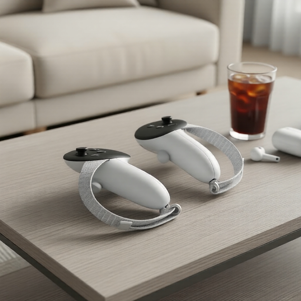 สายรัดปรับได้สําหรับที่จับคอนโทรลเลอร์ Oculus Quest 3S VR