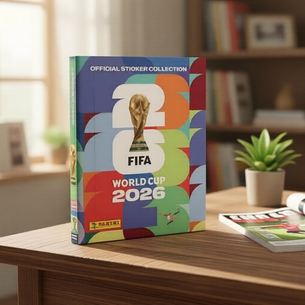 สมุดสะสมสติกเกอร์ฟุตบอลโลก FIFA 2026 ของ Panini - รุ่น 48 ทีม, 980 ช่อง - 112 หน้า ของขวัญสําหรับแฟน
