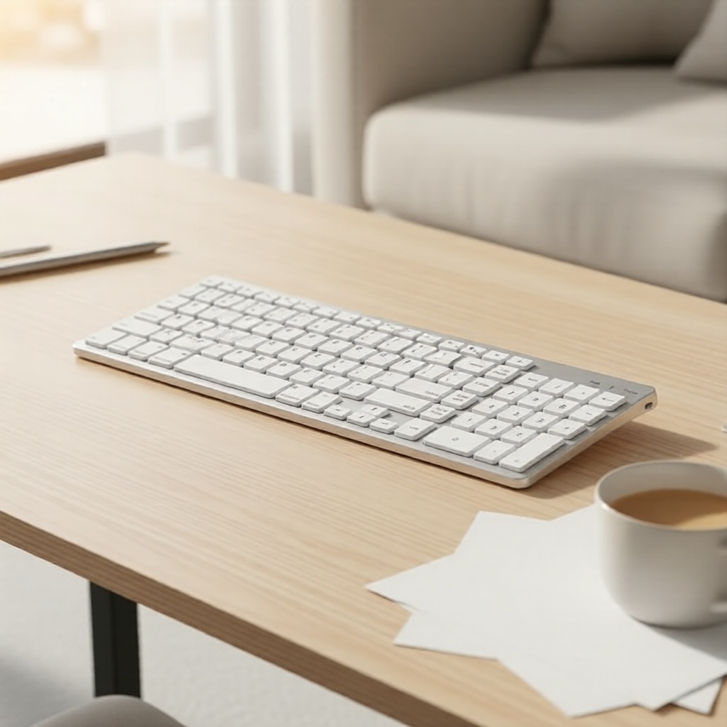 คีย์บอร์ดบลูทูธไร้สายสําหรับ Apple MacBook Pro/Air, iMac, Mac Mini – รองรับ macOS ได้อย่างสมบูรณ์แบบ