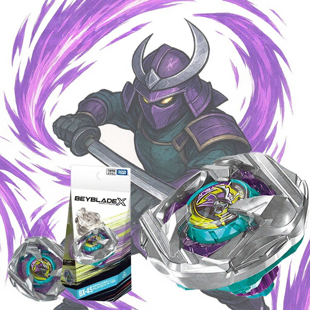 BEYBLADE X BX-45 Samurai Calibur 6-70 M