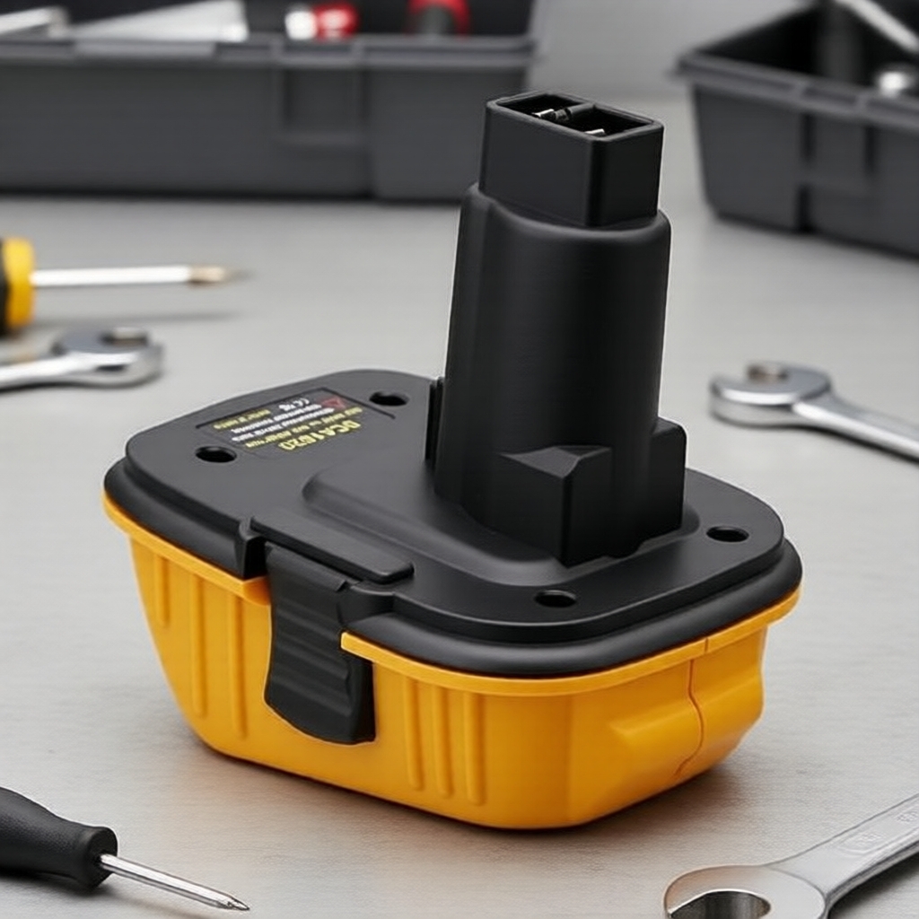 อะแดปเตอร์แบตเตอรี่ 1x DCA1820 สําหรับ Dewalt – ใช้ได้กับเครื่องมือไฟฟ้าจาก 20V เป็น 18V