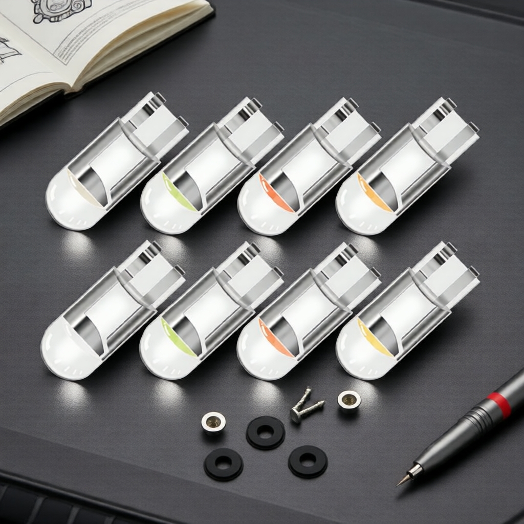 KEVANLY หลอดไฟ LED T10 Canbus 10 ชิ้น W5W WY5W 168 501 สําหรับไฟตกแต่งภายในรถยนต์, ไฟส่องป้ายทะเบียน