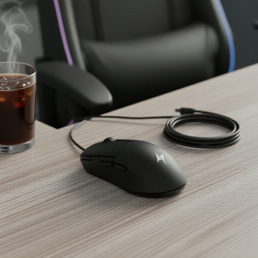 เมาส์เกมมิ่งน้ําหนักเบาประสิทธิภาพสูง ATK GEAR แมลงปอ A9