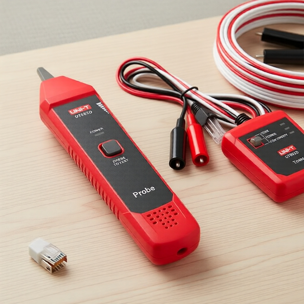 ชุดทดสอบสายแลนและสายโทรศัพท์ UNI-T UT682D, ตรวจจับคู่สายบิดเกลียว, ทดสอบขั้ว