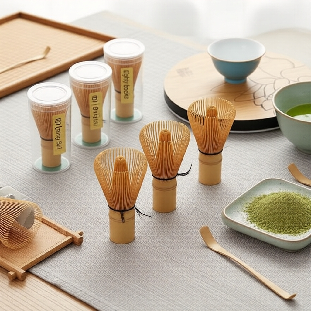 Bamboo 100-Prong Chasen Chasen, อุปกรณ์สําคัญสําหรับการเตรียมมัทฉะผงและลาเต้ญี่ปุ่น