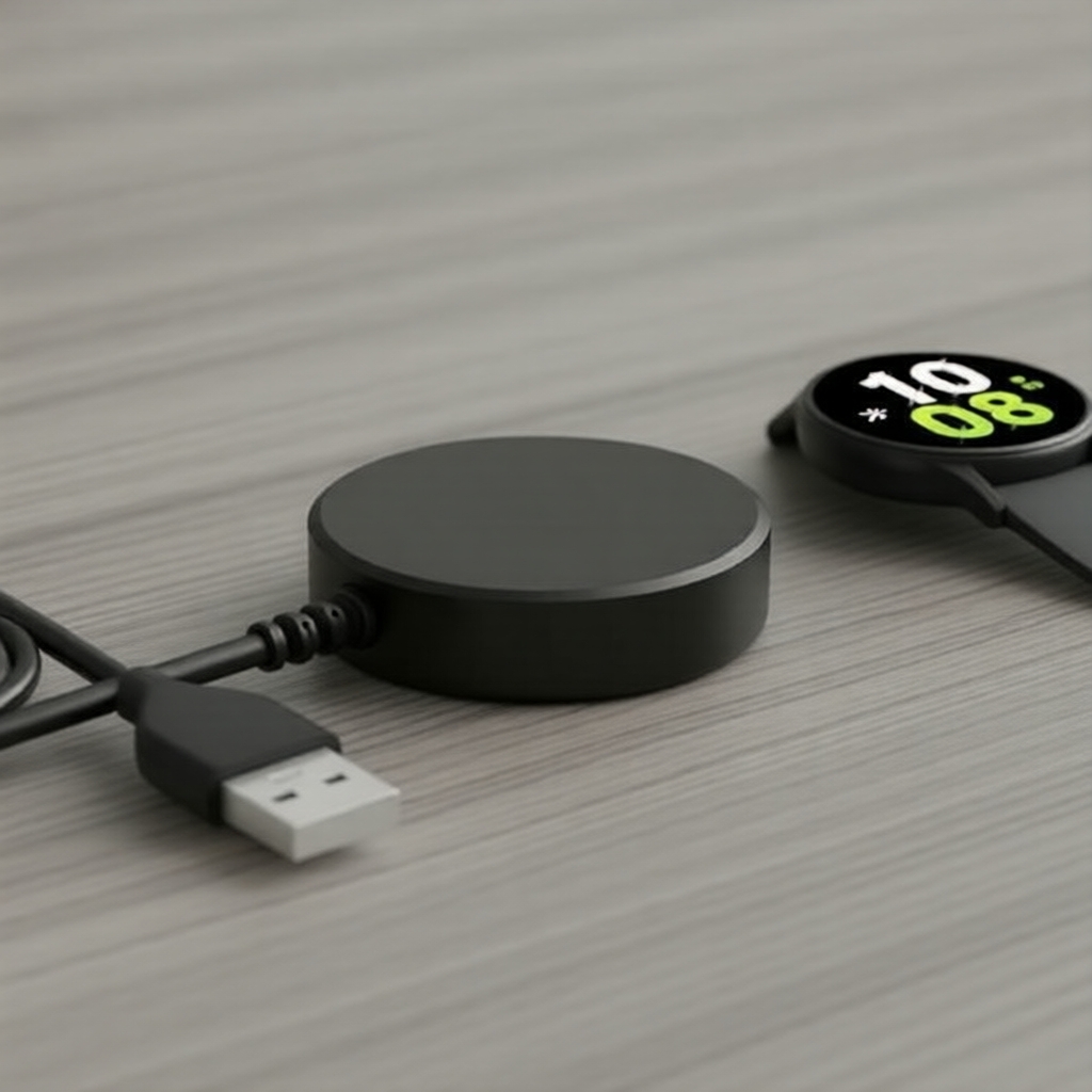 ที่ชาร์จแม่เหล็กไร้สายแบบพอร์ต USB-C สําหรับ Samsung Galaxy Watch 8 7 6 5 Pro 5 4 3 Active 2