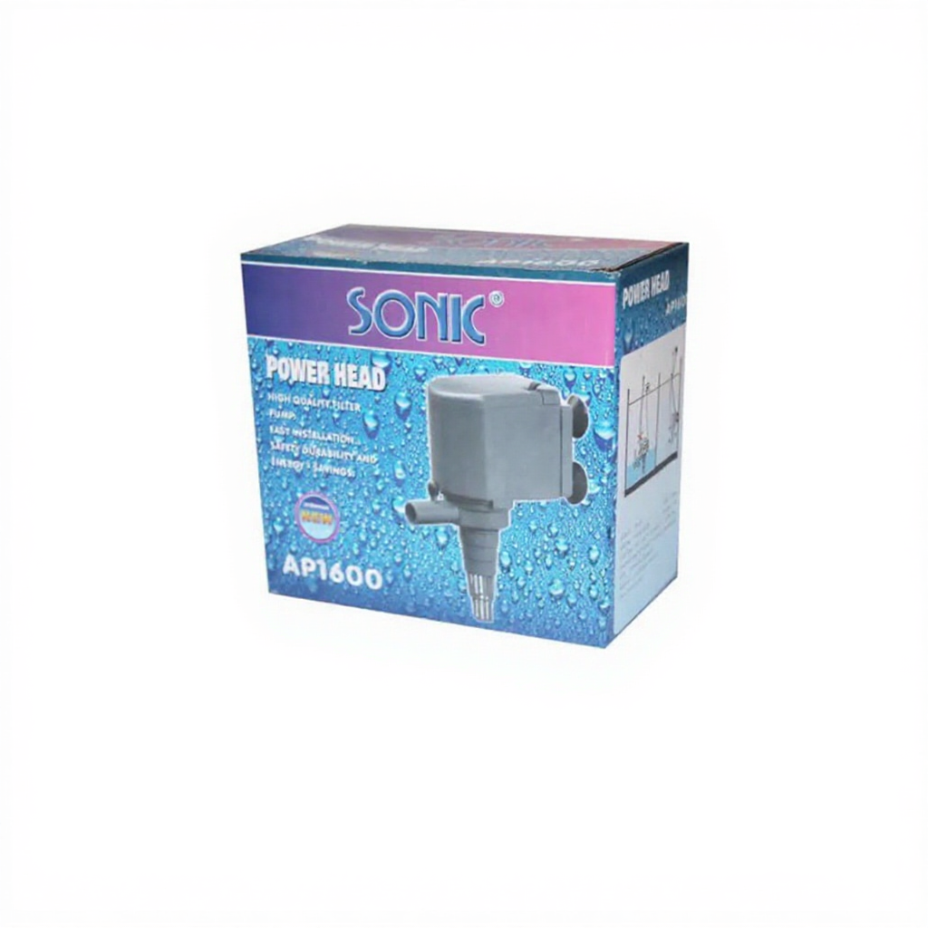 ปั๊มน้ำ SONIC AP 1600 ปั๊มตู้ปลา ปั้มดูดน้ำ ap1600 โซนิค