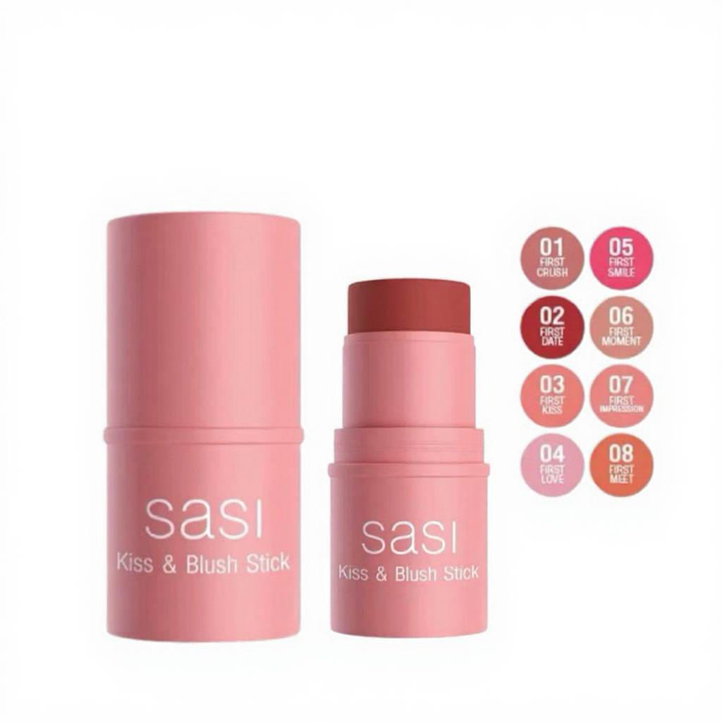 (1ชิ้น)SASI Kiss & Blush Stick 4g