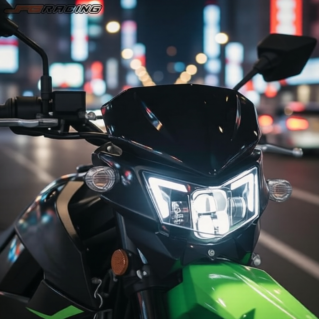 ชุดไฟหน้า LED ทนทานสําหรับ Kawasaki KX125/250/KXF250/KXF450/KLX200/250/450/KX65/KX85