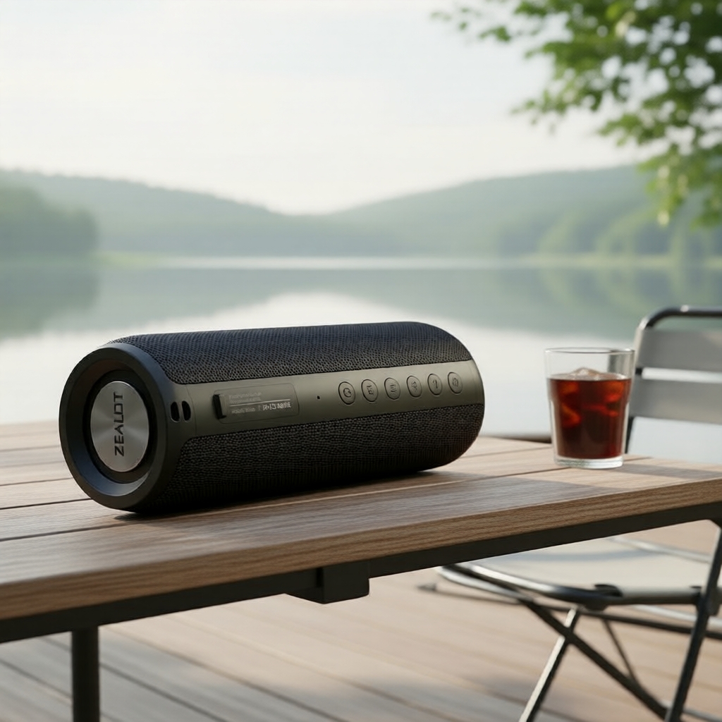 ลําโพงบลูทูธพกพา ZEALOT S51 กําลังขับ 10W แบตเตอรี่ 1800mAh รองรับ TWS เชื่อมต่อ Bluetooth 5.2 มาพร้