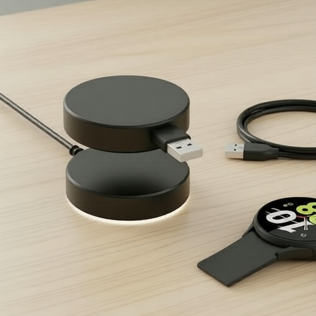 ที่ชาร์จไร้สายแม่เหล็ก USB Type-C สําหรับ Samsung Galaxy Watch 8 7 6 5Pro 5 4 3 Active 2