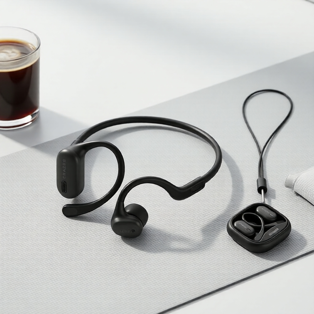 หูฟังอัจฉริยะ Erazer XF38, Bluetooth V5.4, ตัดเสียงรบกวน, กันน้ําระดับ IPX5, จอแสดงผล LED