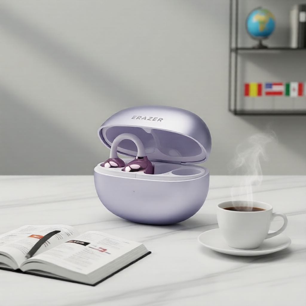 หูฟังบลูทูธกันน้ํา Lenovo ERAZER XF36 TWS, HD Call, แปลแบบเรียลไทม์, หูฟังสปอร์ตแบบหนีบหู HiFi