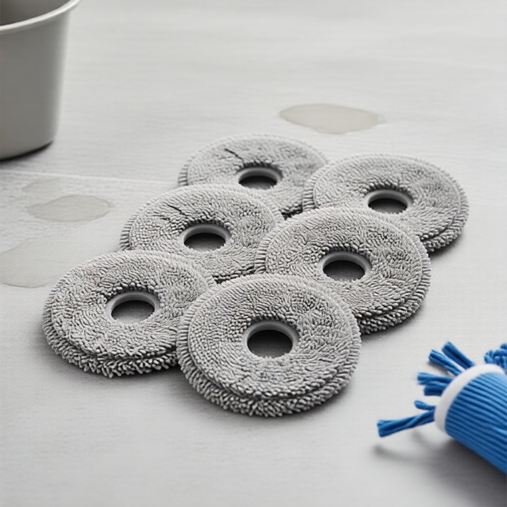 แผ่นผ้าม็อบสําหรับหุ่นยนต์ดูดฝุ่น Xiaomi รุ่น S10+/S20+/X10+/X20+/X20 Max/X20 Pro อะไหล่เปลี่ยน