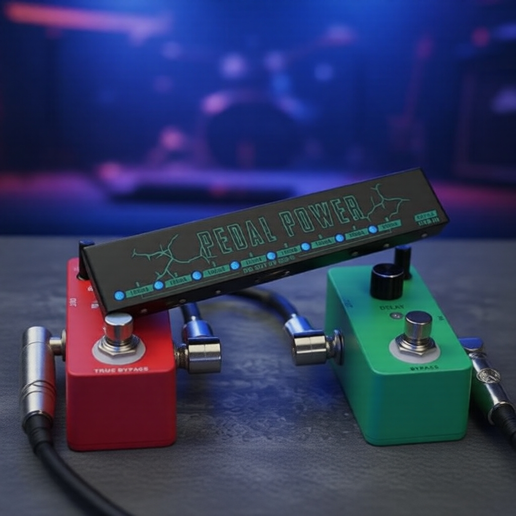 M-vave 8 ช่อง แหล่งจ่ายไฟดีซีแบบแยกสําหรับแป้นเหยียบกีตาร์, พอร์ต USB 5V และป้องกัน 9V