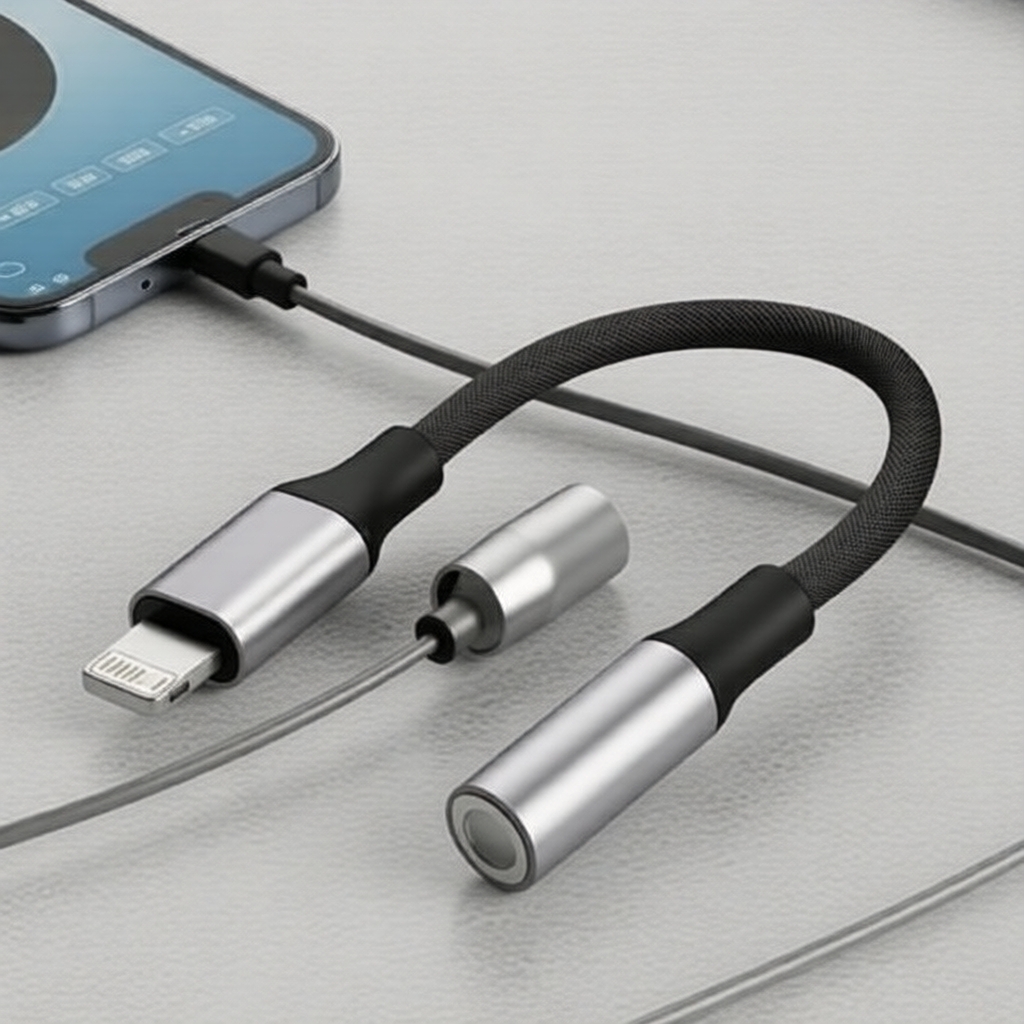 สายแปลงเสียง AUX 3.5 มม. สําหรับ iPhone 12 13 14 Pro Max