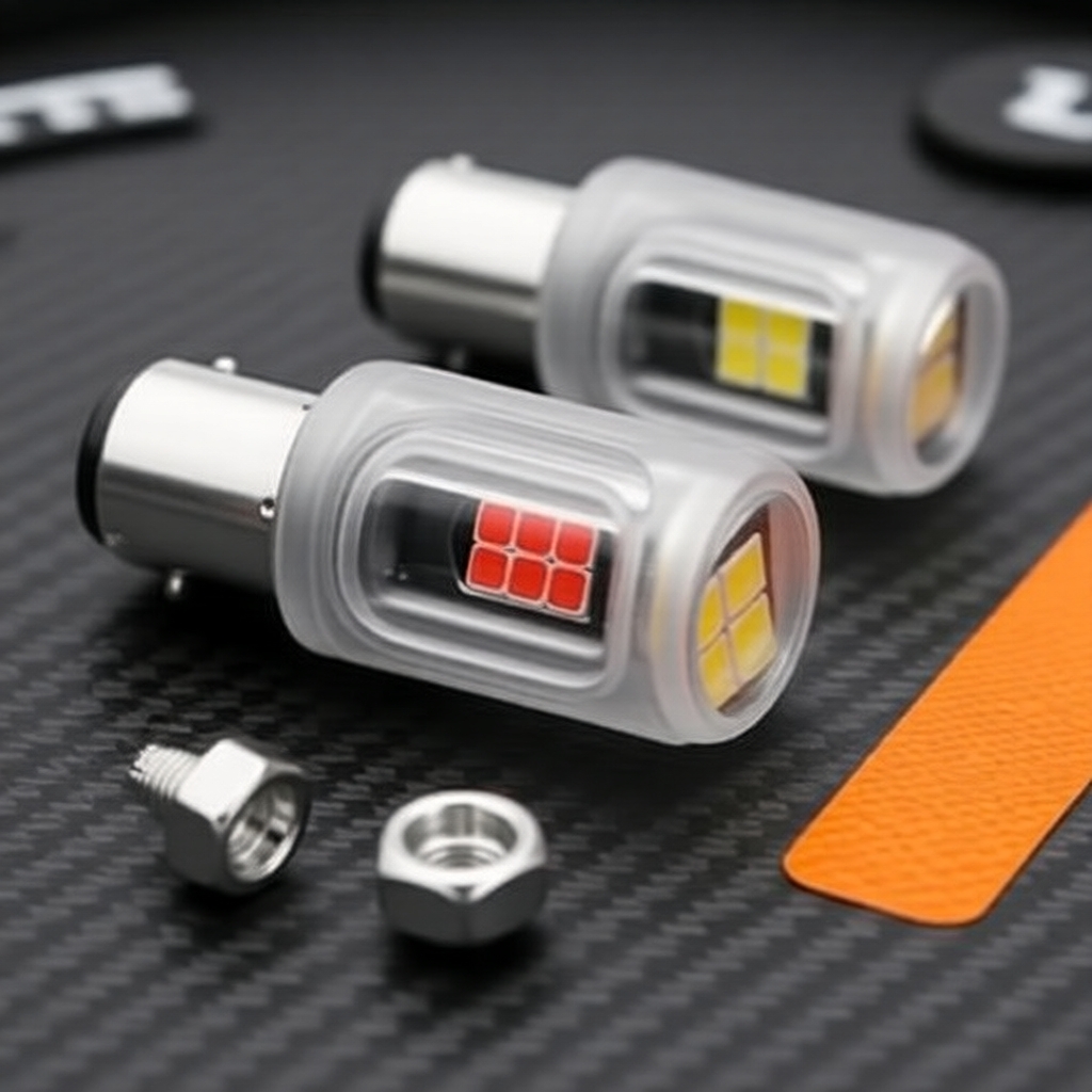 ไฟเลี้ยวรถยนต์ 1156 BA15S 1157 BAY15D P21W P215W 3030 16SMD หลอดไฟ LED เปลือกแก้ว 1 ชิ้น