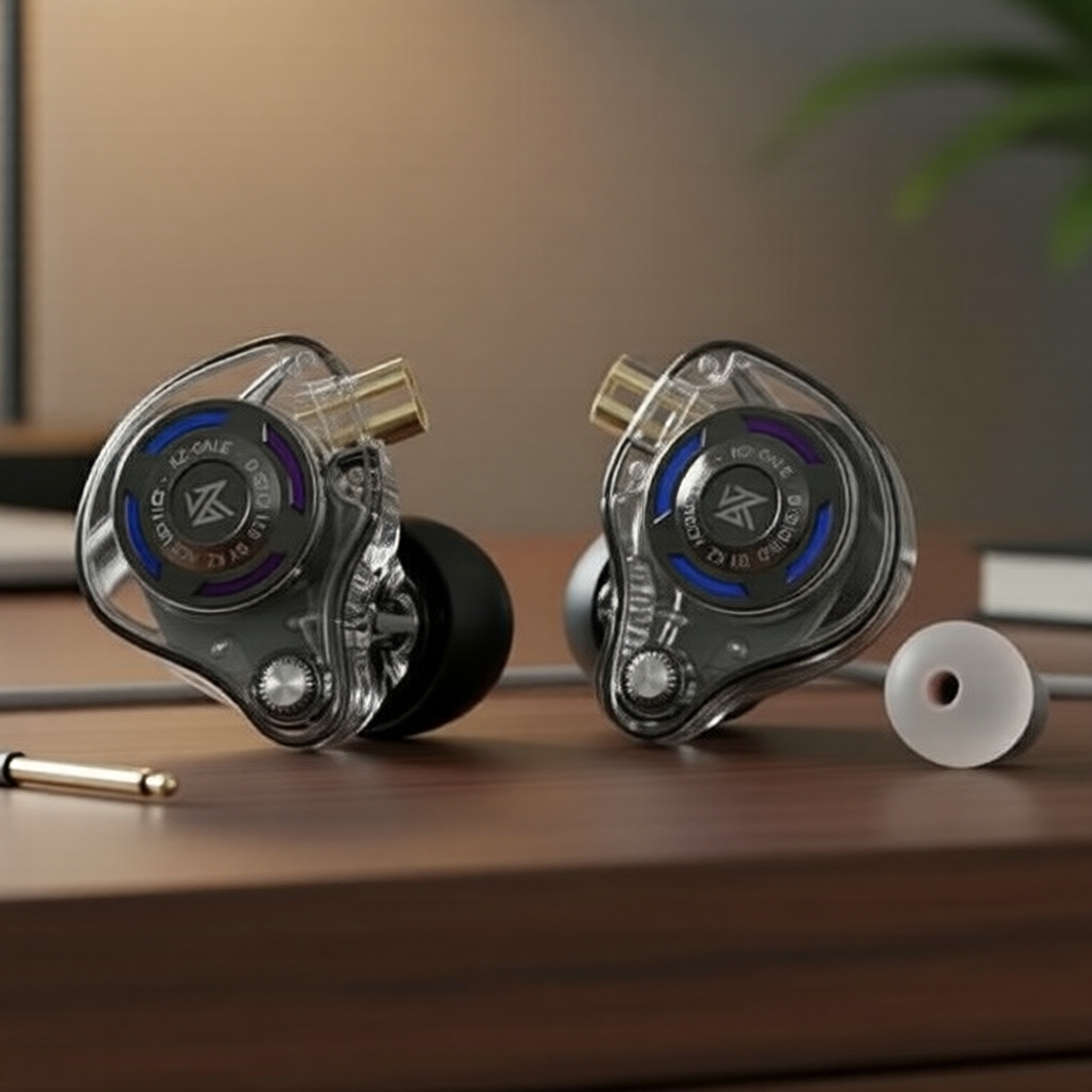 หูฟังเกมมิ่งแบบมีสาย KZ Gale อินเอียร์ HIFI เบสลึก ใส่สบาย สําหรับ PS ไม่มีไมโครโฟน