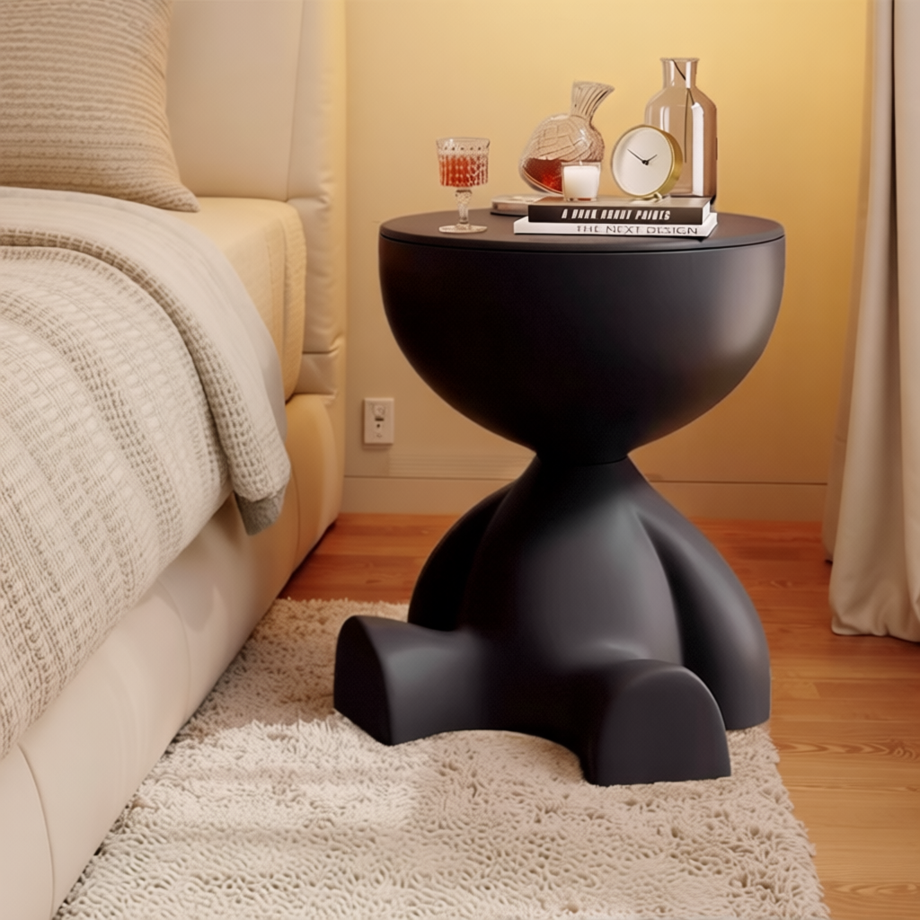 โต๊ะข้างเตียง KATIFIA ขนาดกะทัดรัด ตกแต่งห้องนั่งเล่นได้