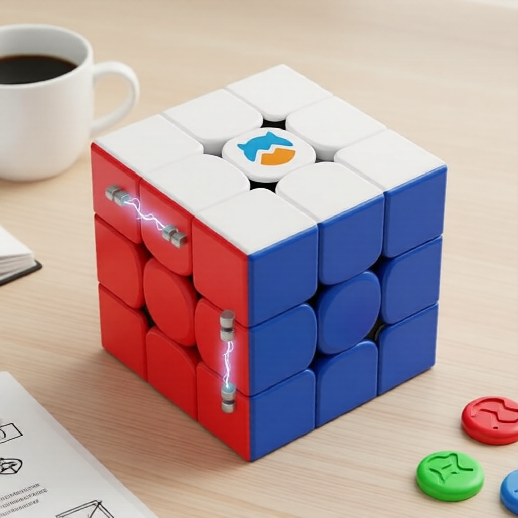 GAN Monster Go EDU 3x3x3 ลูกบาศก์แม่เหล็ก, ของเล่นปริศนา MG 3M สําหรับมือใหม่