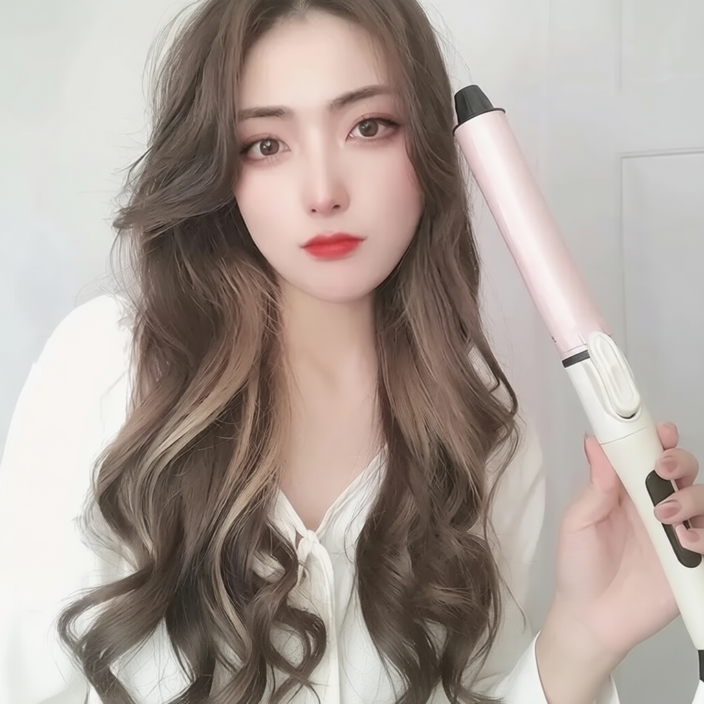 เครื่องม้วนผม CB  อัตโนมัติ  เส้นหมุน 360 องศา