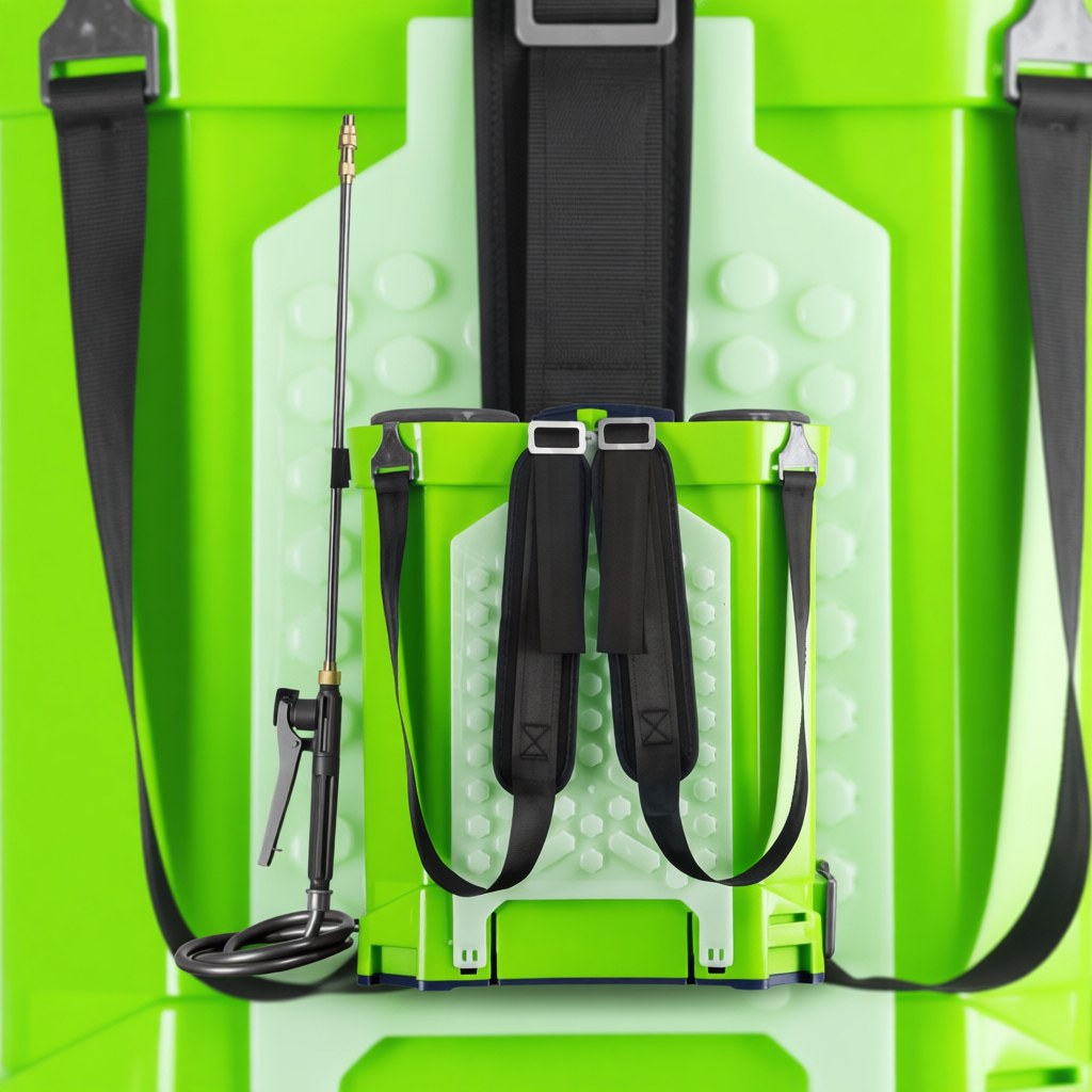 เครื่องพ่นยาแบตลิเธียม 16 และ 20 ลิตร ยี่ห้อ Nakita สีเขียว