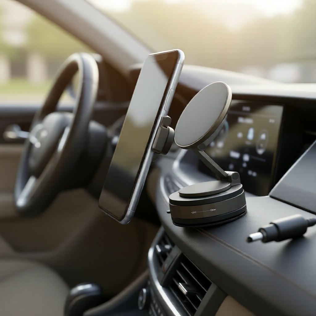 EYD VP05 ขาตั้งโทรศัพท์ในรถยนต์แบบแม่เหล็ก I หมุนได้ 360° I ดีไซน์พับได้