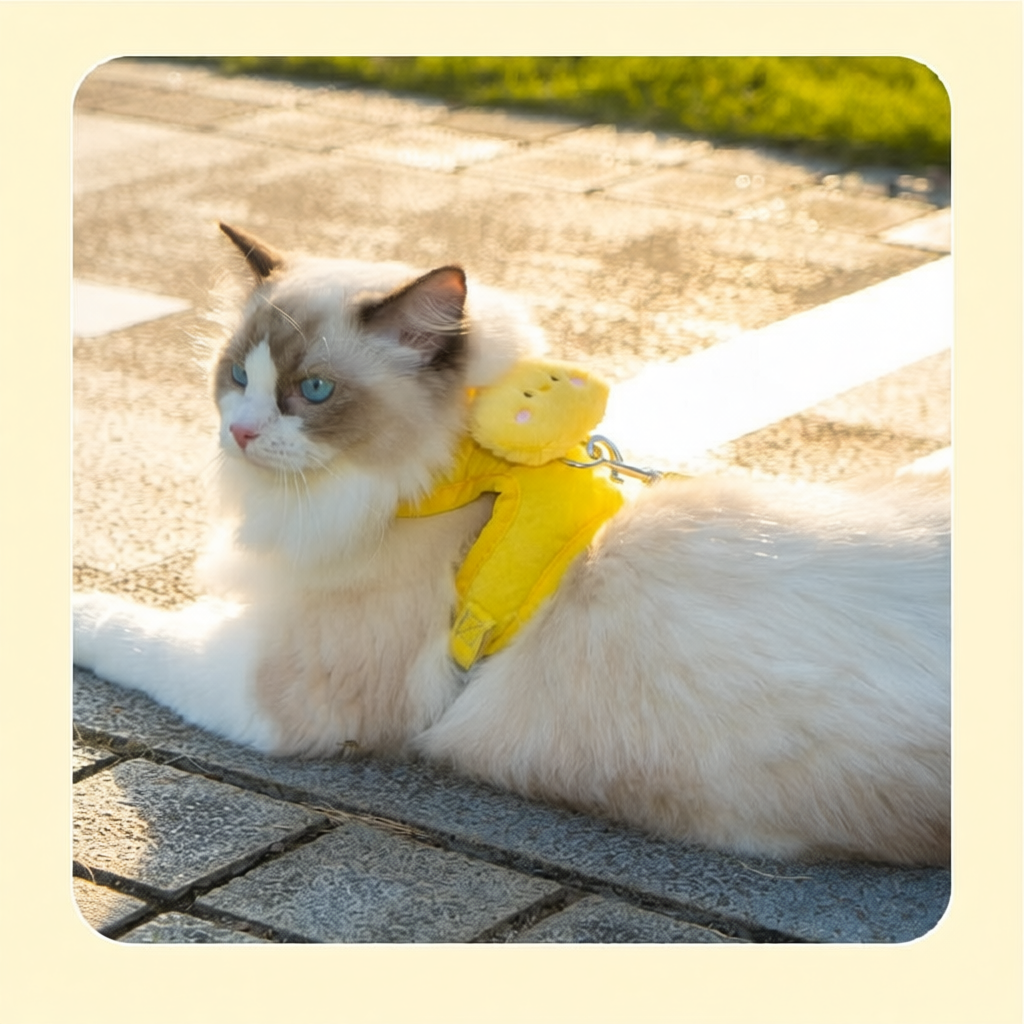 สายจูงสัตว์เลี้ยง Doge&Orange ดีไซน์น่ารัก สำหรับสุนัขและแมว