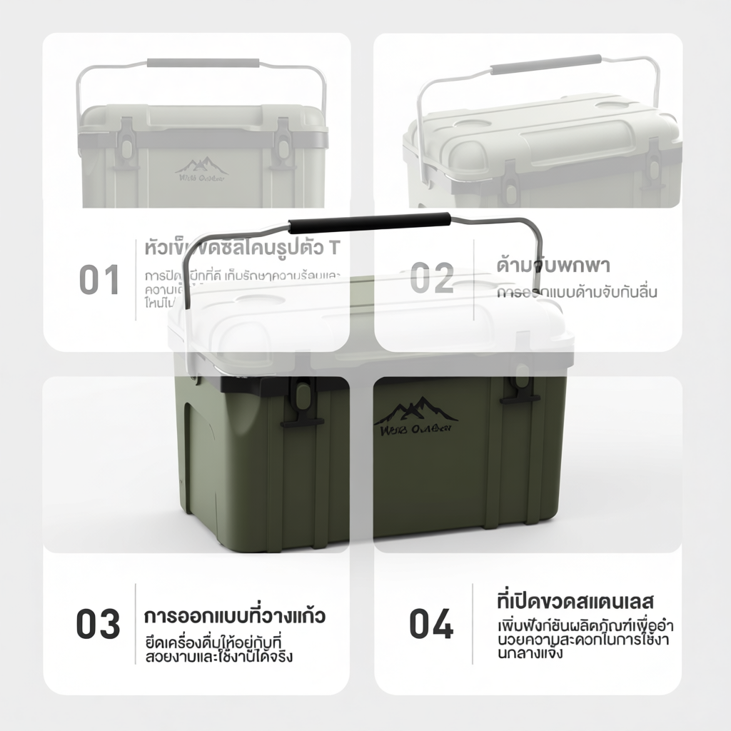 กระติกน้ำแข็งแคมป์ปิ้ง 26L/28L