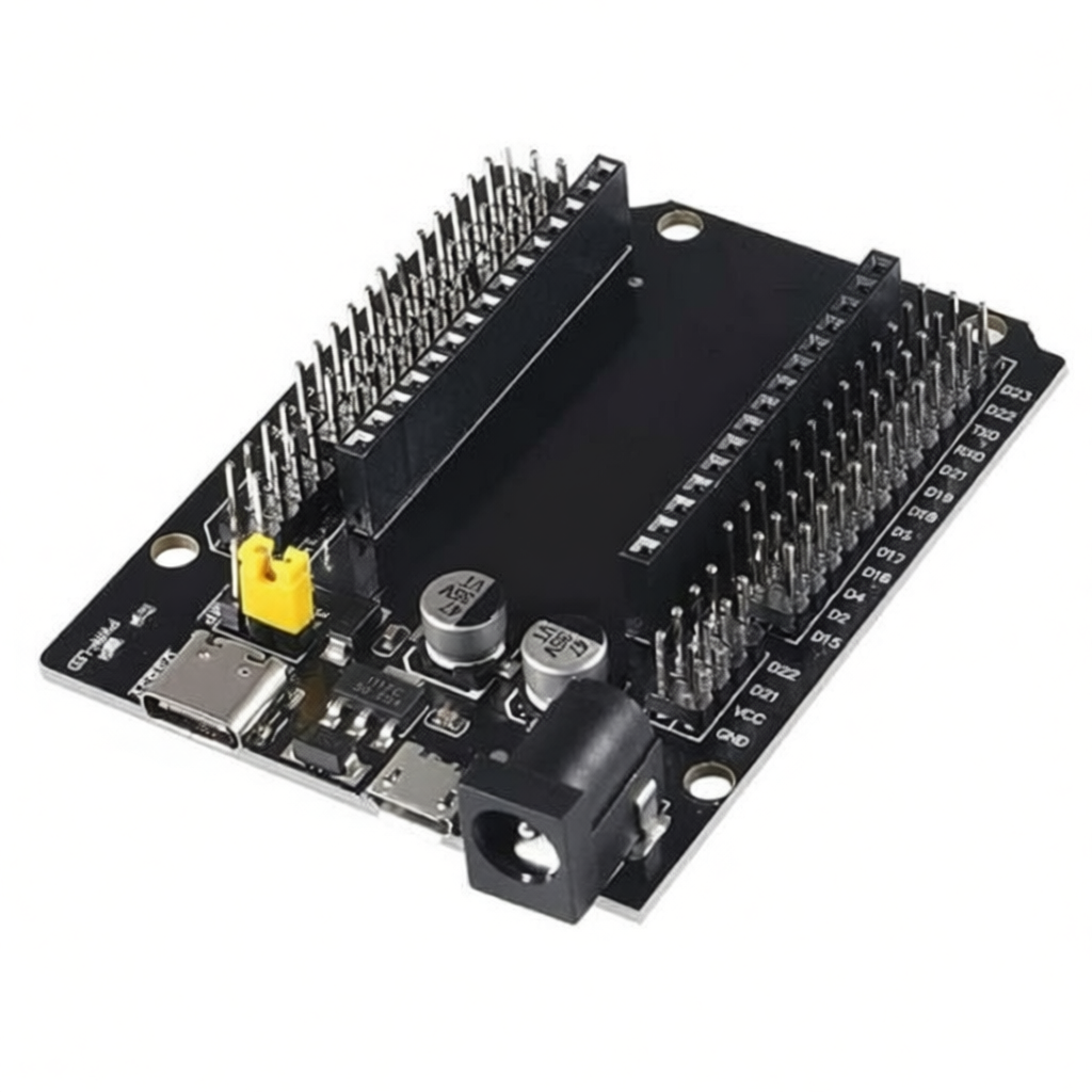 (1ชิ้น) AH312 ฐานรองบอร์ด ESP32 30Pin Expansion Board with Type-C USB and Micro USB