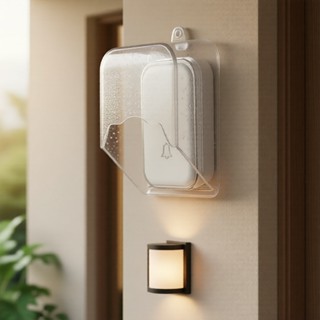 ฝาครอบกริ่งประตูไร้สายสากล - เคสปุ่มกันน้ําระบบภายนอก