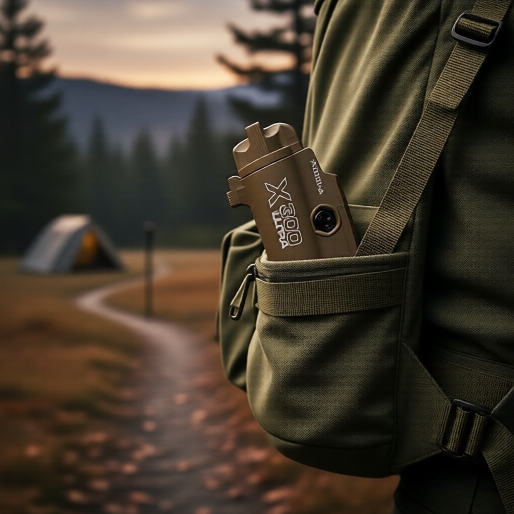 ไฟฉาย LED Oiqueen ไนลอน X300U อุปกรณ์กลางแจ้งและอุปกรณ์สําหรับเล่นเกมสงคราม