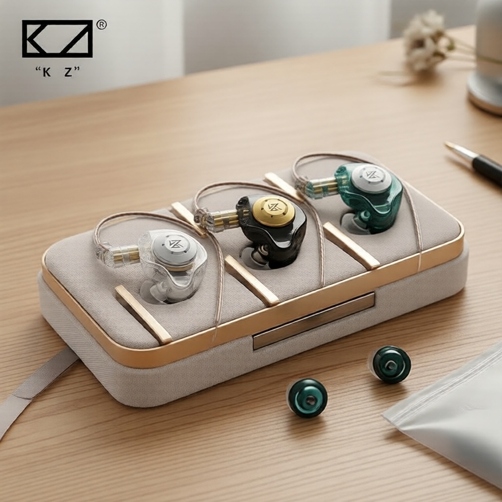 หูฟังตัดเสียงรบกวน KZ-EDX Pro หูฟังอินเอียร์เบสหนักสําหรับตรวจสอบเสียง