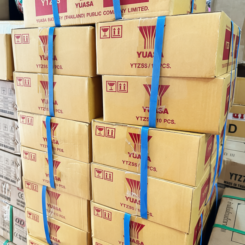 แบตเตอรี่ YUASA YTZ6V (12V 5.3ah) แบบแห้ง