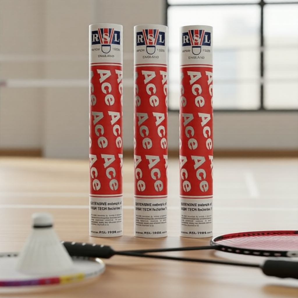 ลูกแบดมินตัน RSL ACE Speed 75, 12/หลอด, ของแท้จาก Parrot 100%