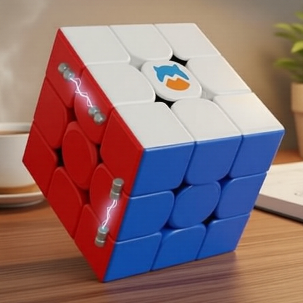 GAN Monster Go 3x3 สปีดคิวบ์แม่เหล็ก ปริศนาเวทมนตร์ 3M สําหรับเด็ก