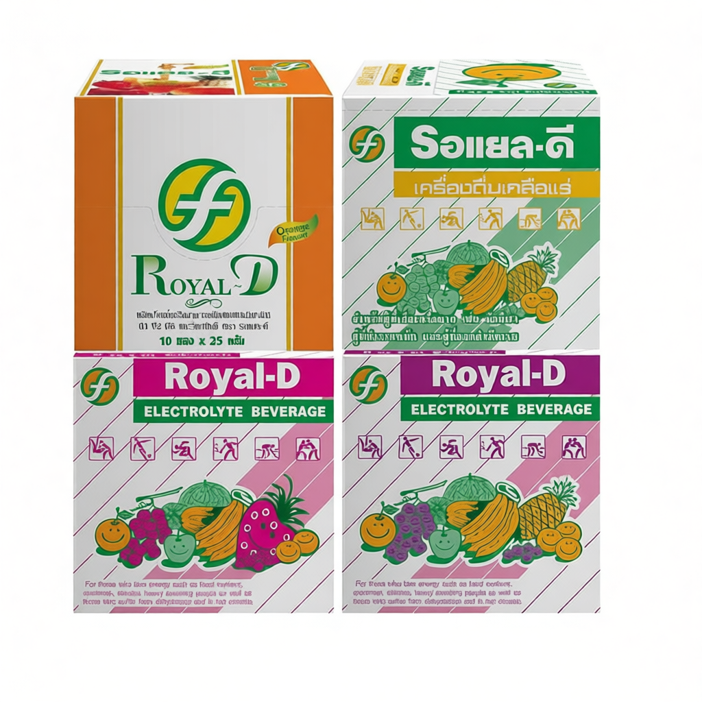 Royal D Electrolyte Beverage 10ซอง
