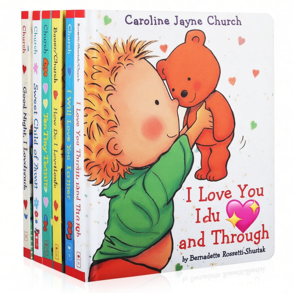 พร้อมส่ง เซตหนังสืออ่านภาษาอังกฤษเด็ก I love you through and through 6 เล่ม ปกแข็ง