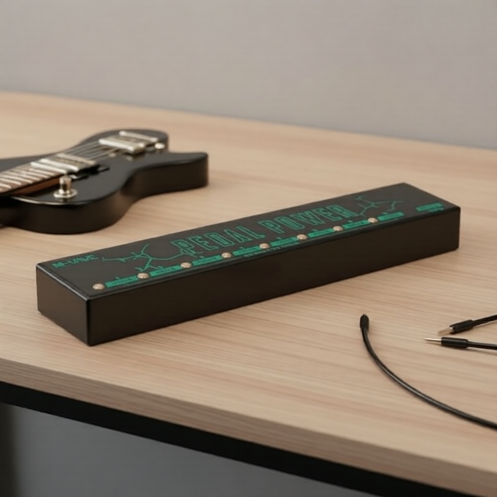 M-vave 9V เพาเวอร์ซัพพลายเอฟเฟกต์กีตาร์แบบแยก 8 ช่องสัญญาณ