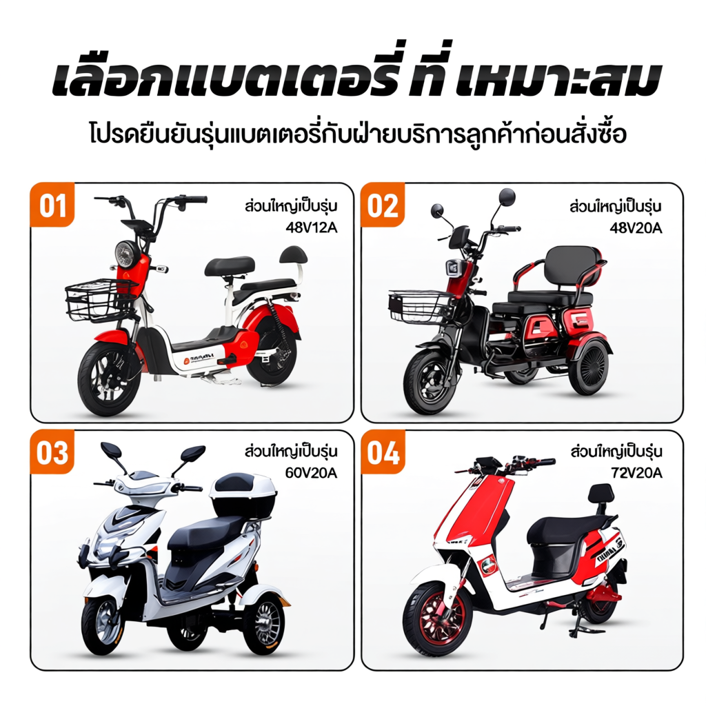 แบต รถไฟฟ้า 12v 12ah  6-DZF-12 4PCS