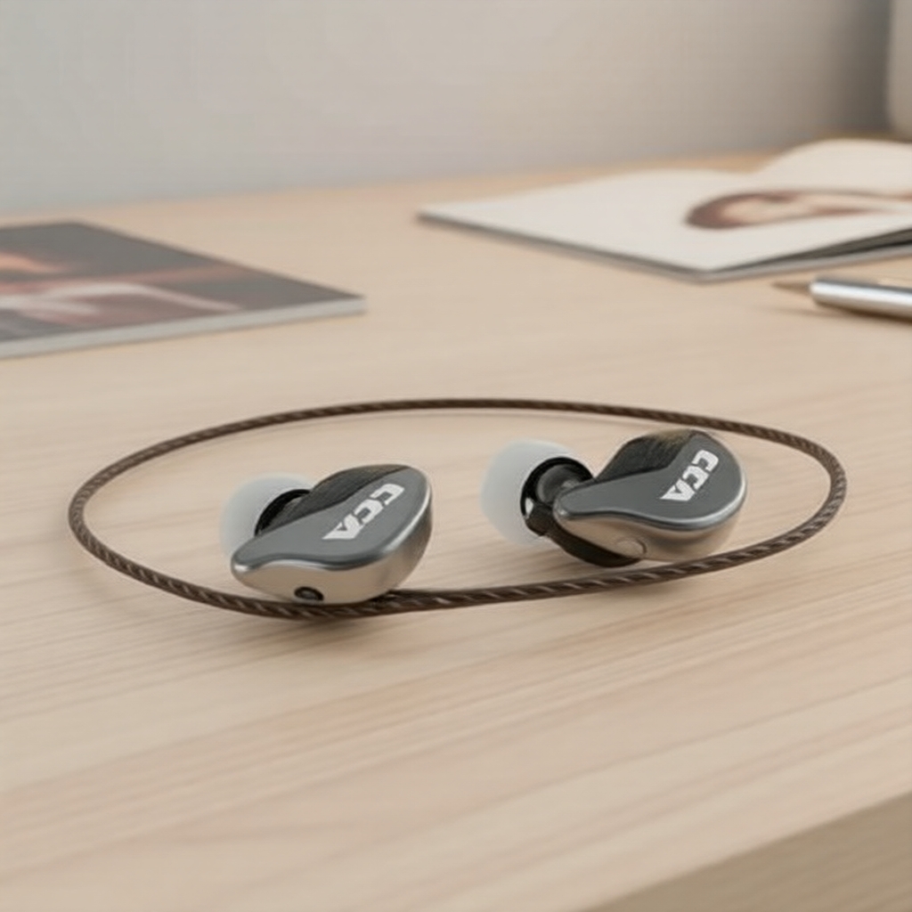 หูฟังเบสหนัก CCA CRA แบบเสียบสายพร้อมไมค์ ถอดสายได้ ใช้สาย OFC 2 พิน แจ็ค 3.5 มม.