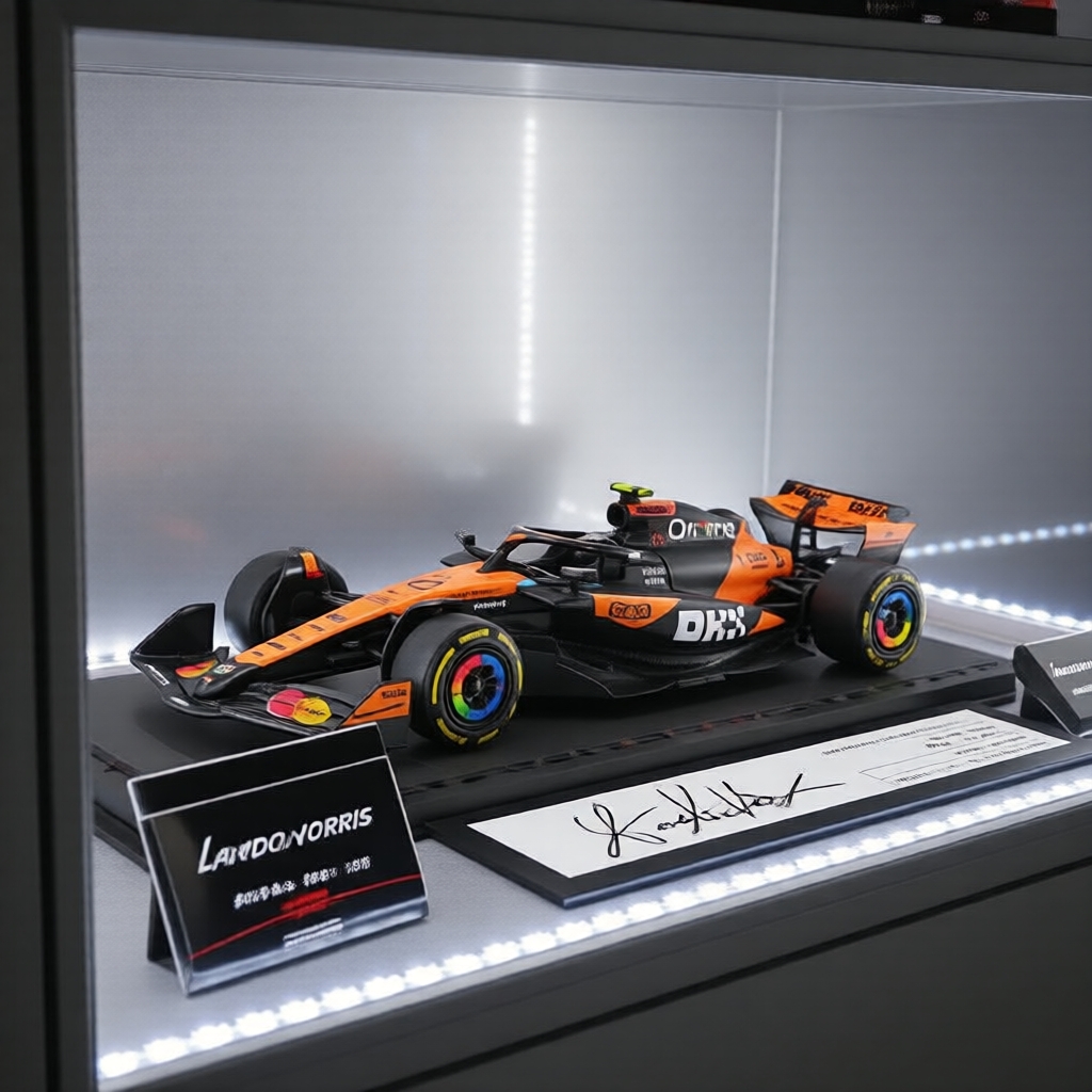 Bburago 1:64 F1 2025 MCL39 #4 Lando Norris #81 Oscar Piastri รถของเล่นสะสม ของขวัญคริสต์มาสสําหรับเด