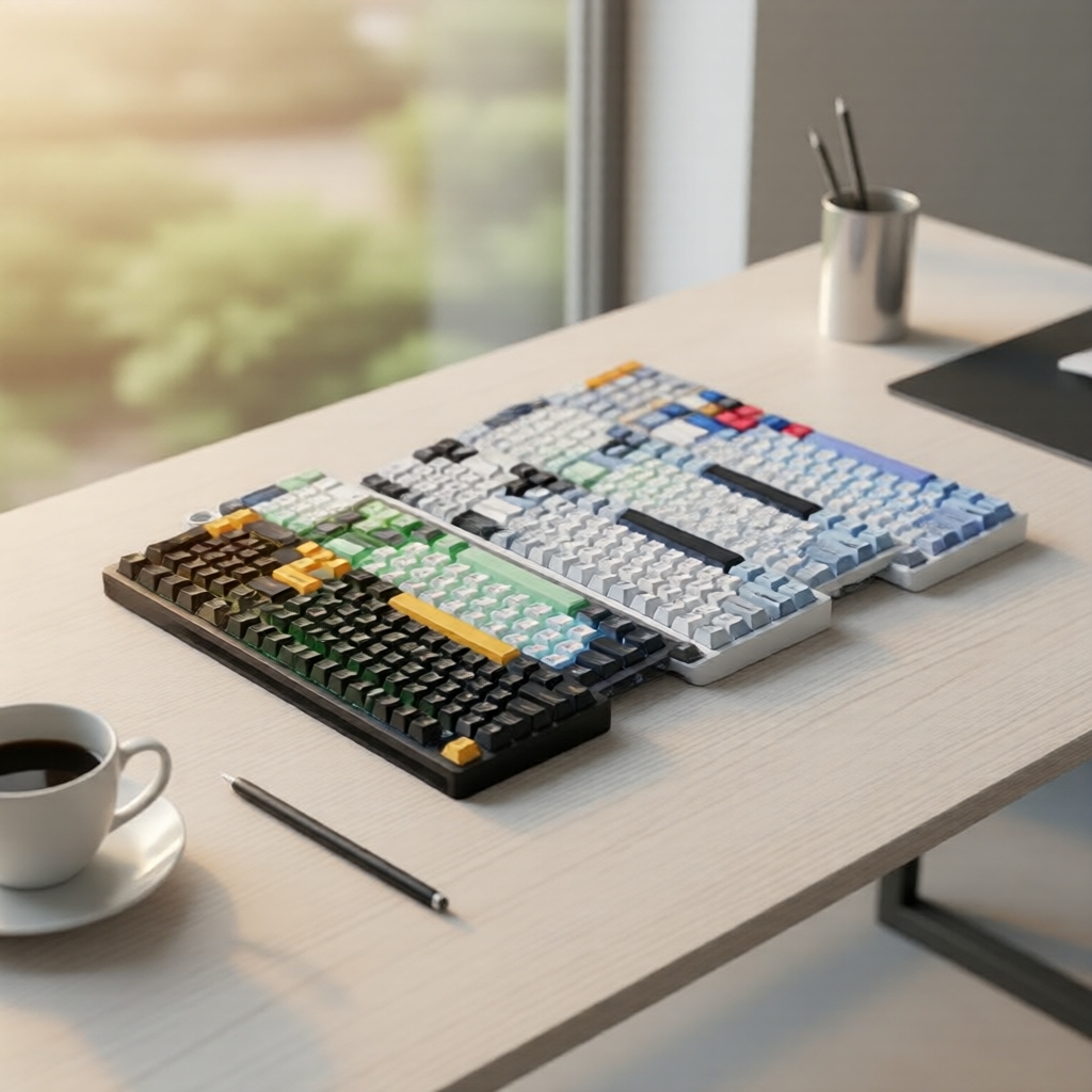 คีย์บอร์ดกลไกไร้สาย AULA F99Pro - คีย์บอร์ดไทย, เมาท์แบบกัสเก็ต, แบตเตอรี่ 8000mAh